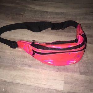 Shiny Pink Fanny Pack